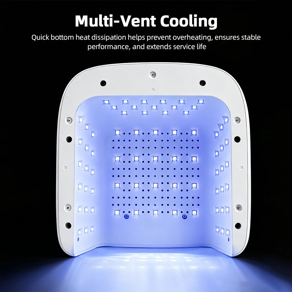 2 IN 1 Nail Lamp Single Toe Single Finger Gel Nail Curing Lamp Full Hand Fast Drying LED Light Nail Dryer Auto Sensor Dual Lamp