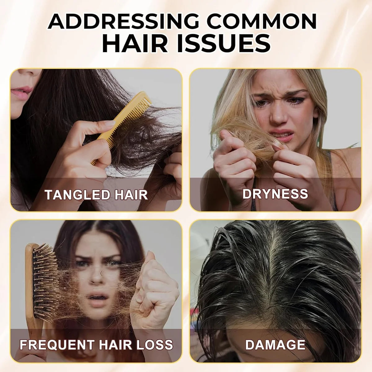 Magic Hair Mask, Contains Collagen and Keratin - Deeply Nourishes Hair with Coconut Oil - Intensely Moisturizes and Hydrates - Repairs Fine, Thin, Fragile, Dry, and Damaged Hair