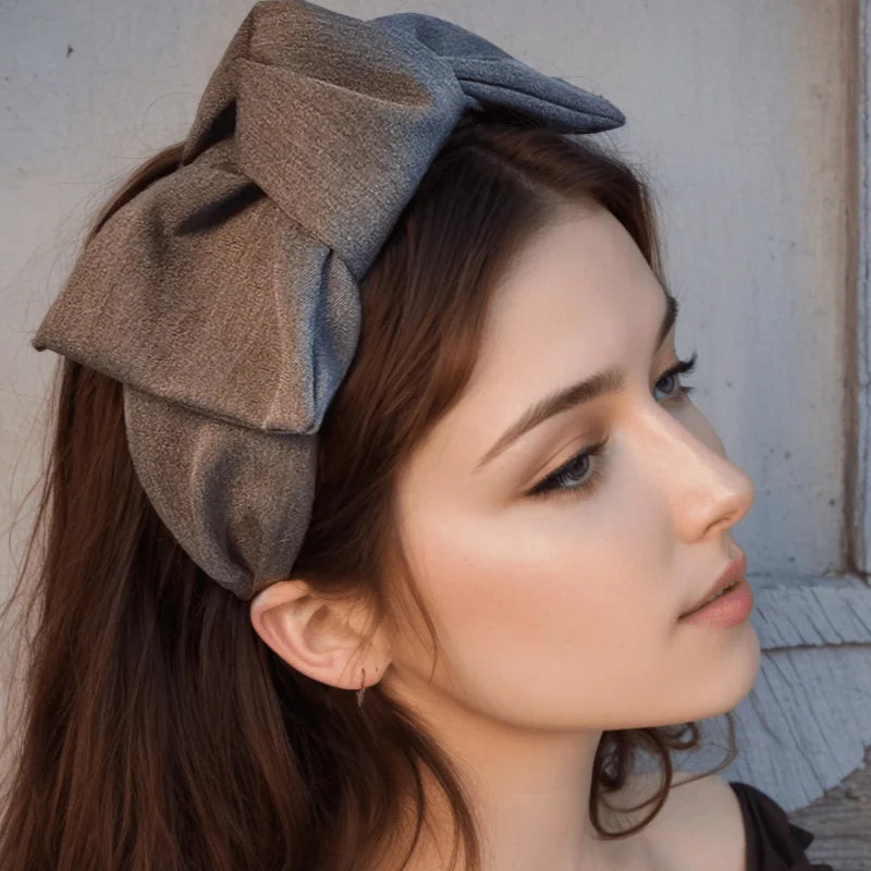 Hair Clip Bow Headbands Vintage Wide-brimmed Headband Hair Pins and Clips  Hair Accessories for Women