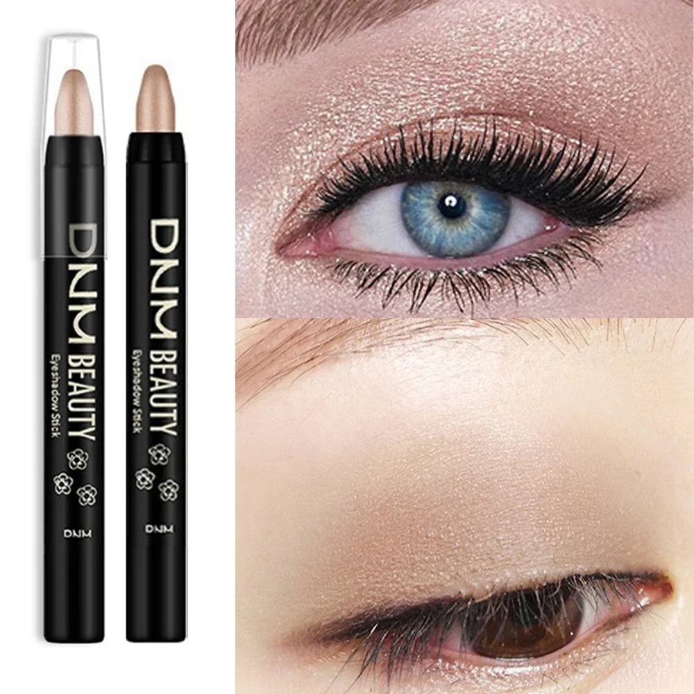 16Colors Shimmer Eyeshadow Stick Pearlescent Waterproof Eyeliner Silkworm Pen Glitter Long Lasting Highlighter Bling Eyes Makeup