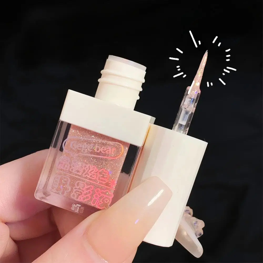Gege Bear Liquid Eye Shadow Pearlescent Sequins Glitter Powder Silkworm Eye Shadow Brightening Liquid