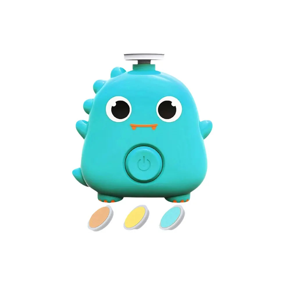 Baby Cartoon Electric Nail Trimmer Kid Nail Polisher & Adult File Clipper in One Care Kit