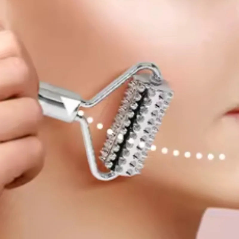 Face Eye Roller Massage Neck Stick Spatula Massager Anti Eye Pouch Dark Circles Cream Spoon Applicator Removal Shrink Pores