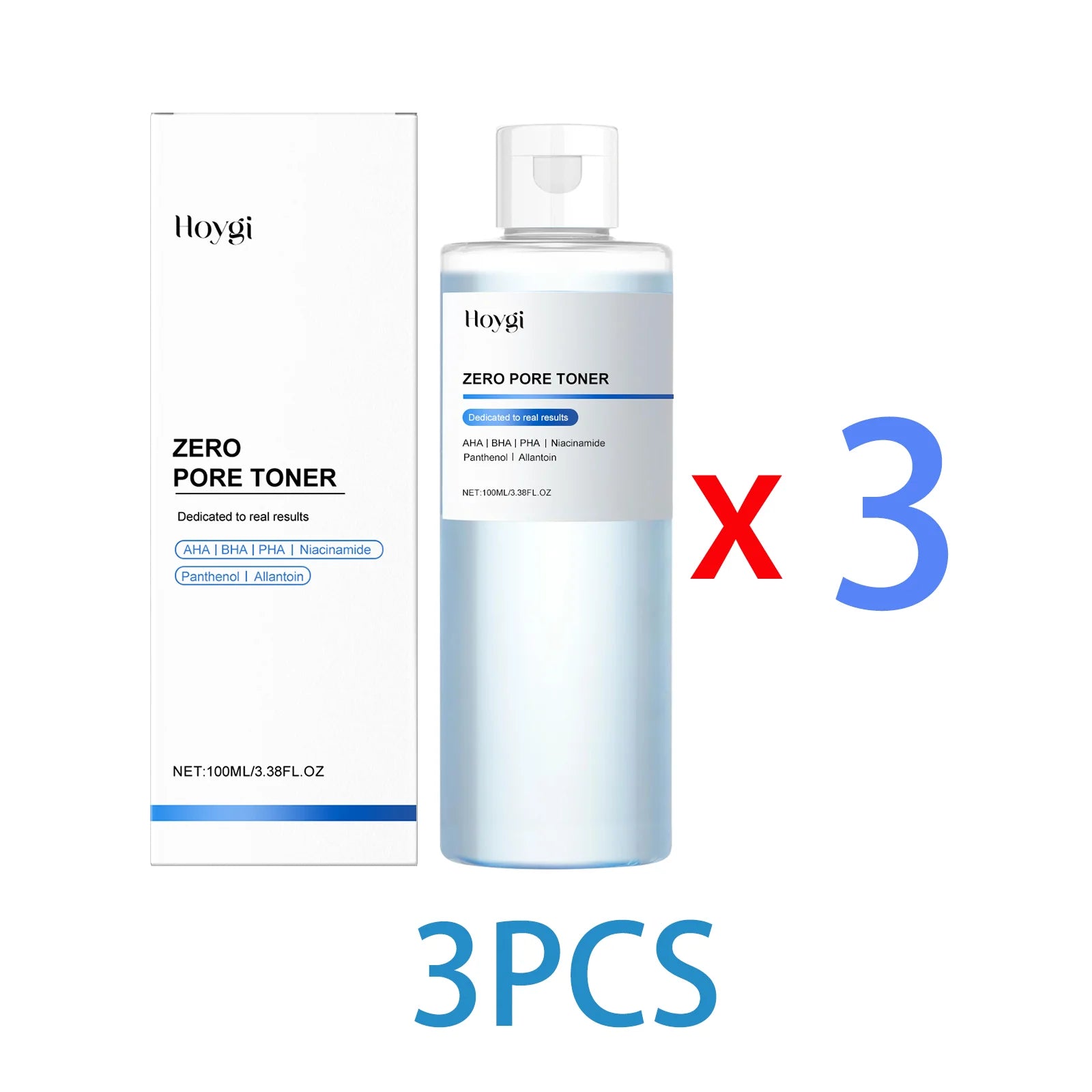 Gentle Exfoliating Toner for Face Hyaluronic Acid Moisturizing Softener Smooth Brightening Facial Toner Dry Sensitive Skin 100ml