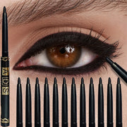 1/2/5/12pcs Waterproof & Sweat-Proof Black Eyeliner Pencil Eye Liner Gel Pen Long-Lasting Anti-smudging for Bold Eye Makeup