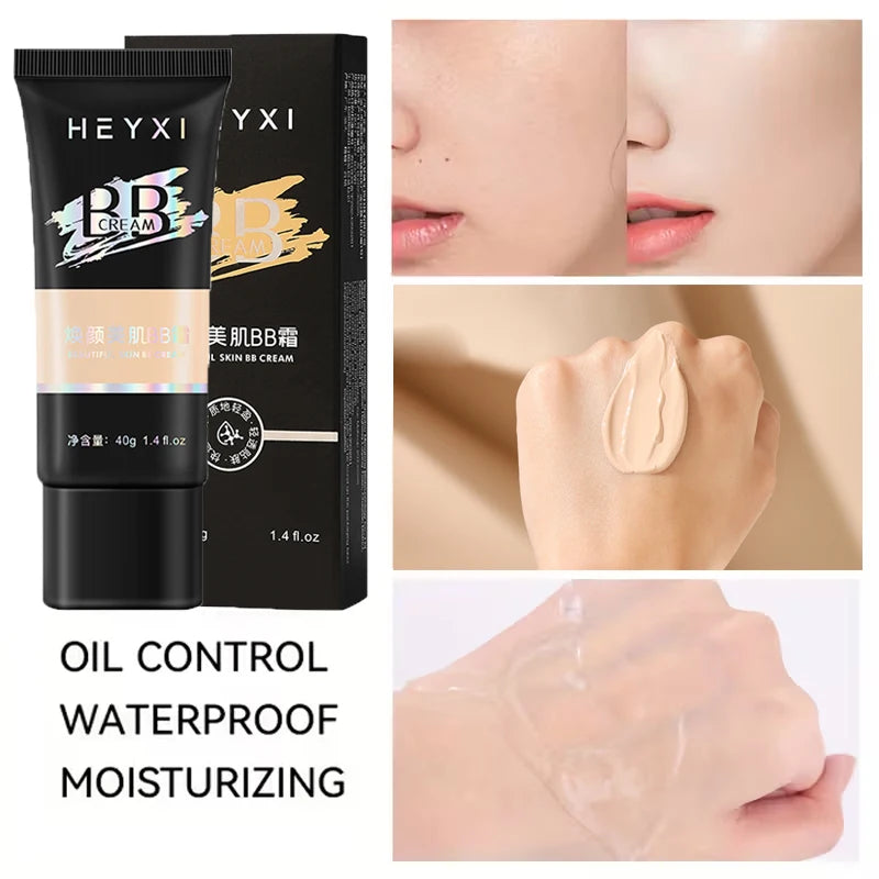 Hydrating BB Cream for Full Coverage Concealer, Long-lasting Foundation, Oil Control, Even Skin Tone, Minimize Pores