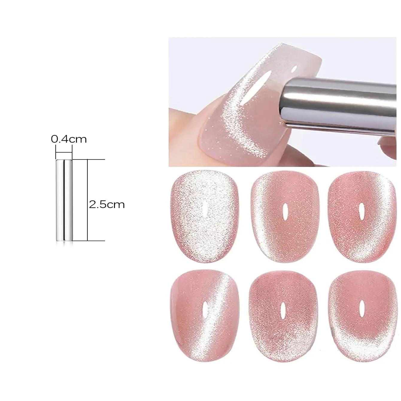 MIANEL 1-6pcs 12ML Summer Night Nail Supplies Shadow Star Sea Series Cat Eye Gel Nail Polish Nail Art Green Nails Blue Nails
