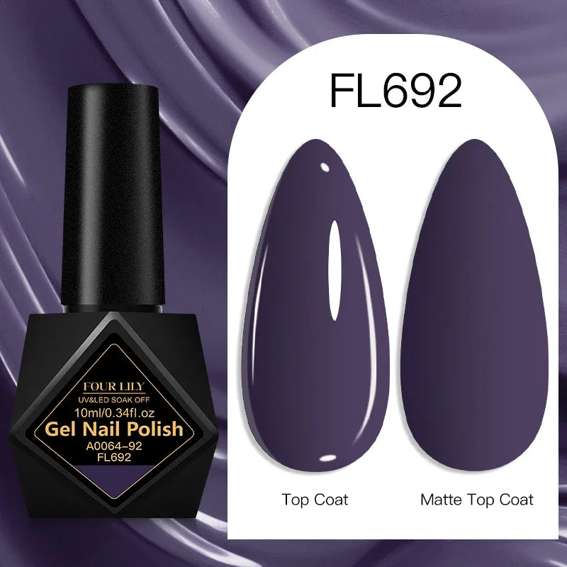 10ml Gel Nail Polish 162 Colors Nail Supplies Vernis Semi Permanent Nail Art Manicure Soak Off LED UV Gel Nail Varnishes Summer