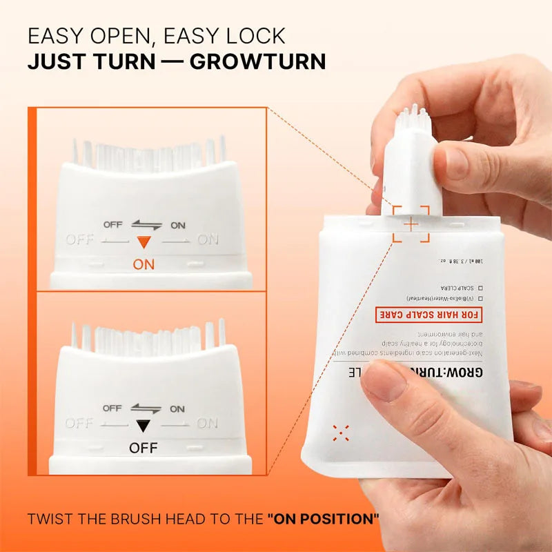 Hair Growth Serum Ampoule for Scalp Care – Anti-Hair Loss & Thinning Treatment, Nourishing & Strengthening Formula for Women and Men, Revitalizing Scalp Serum for Healthier, Fuller Hair, 100ml