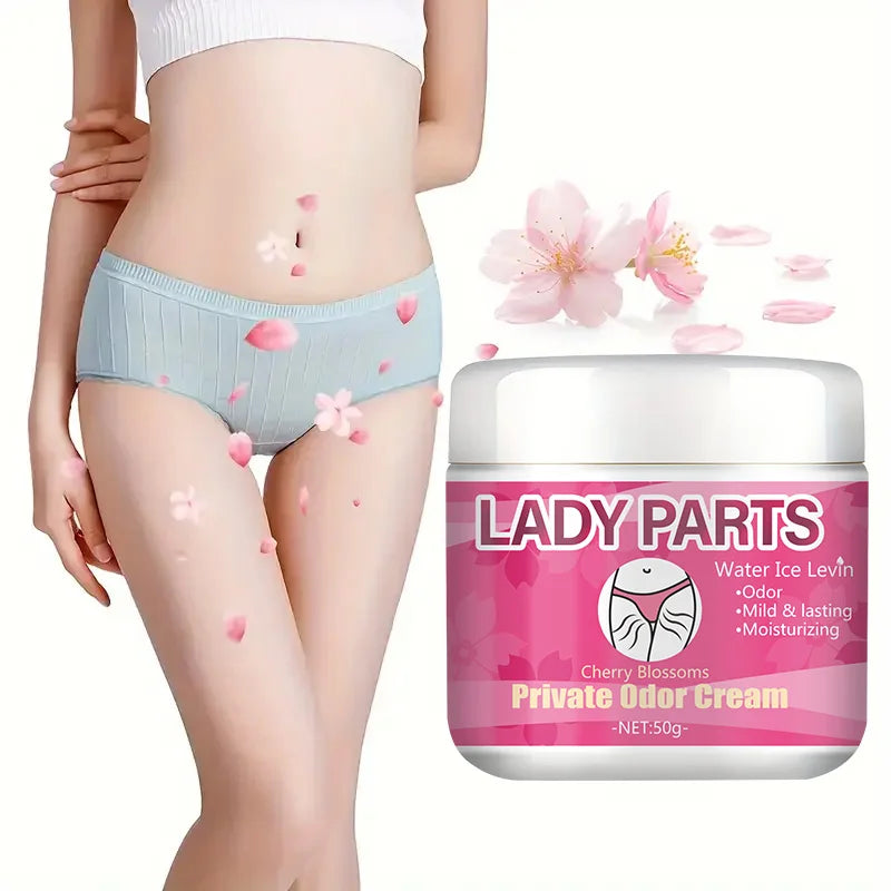 50g* Women's Care Cream Contains Glycerin and Mineral Oil, Gently Deodorizes and Cleanses the Body's Skin, Keeping It Fresh and Moisturized, and Cares for the Skin, for Daily Use