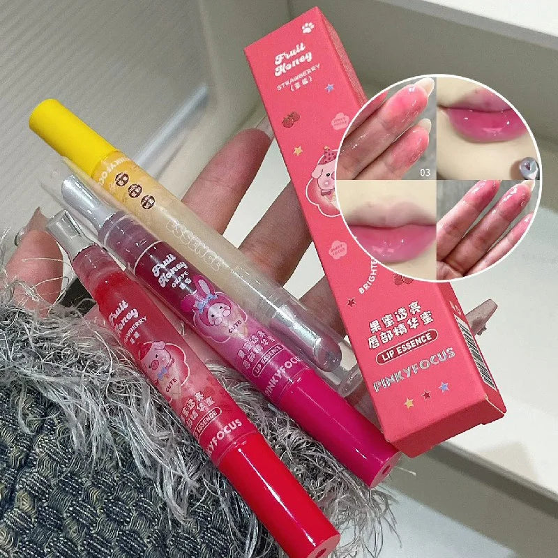 PinkyFocus Lip Essence Honey Moisturizing Anti-drying and Hiding Lip Lines Dudu Lip Lip Oil