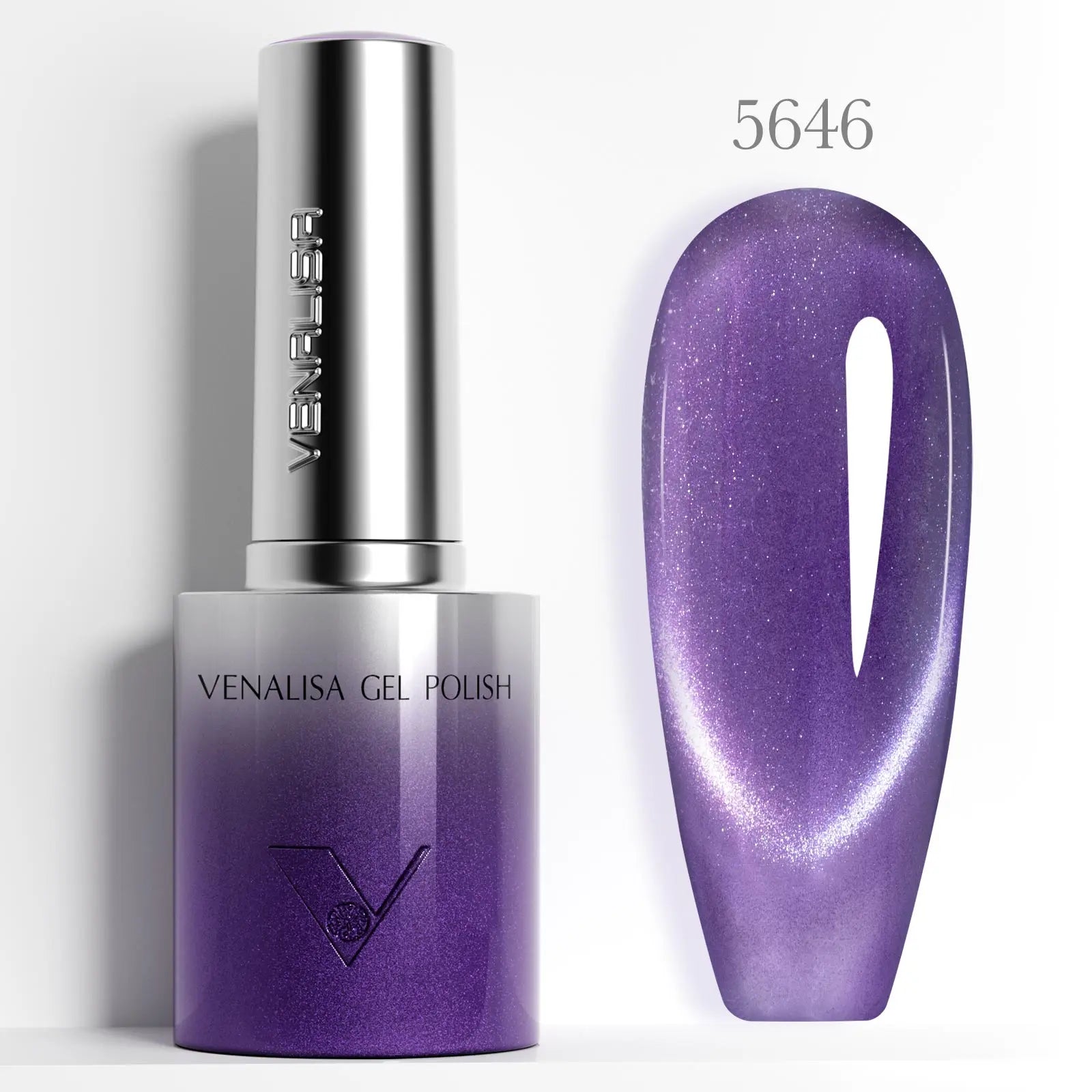 VENALISA 10ml Cat Eye Gel Nail Polish Ultra Sparkle Glitter Gel HEMA FREE TPO FREE Semi Permanent UV LED Soak Off Nail Manicure