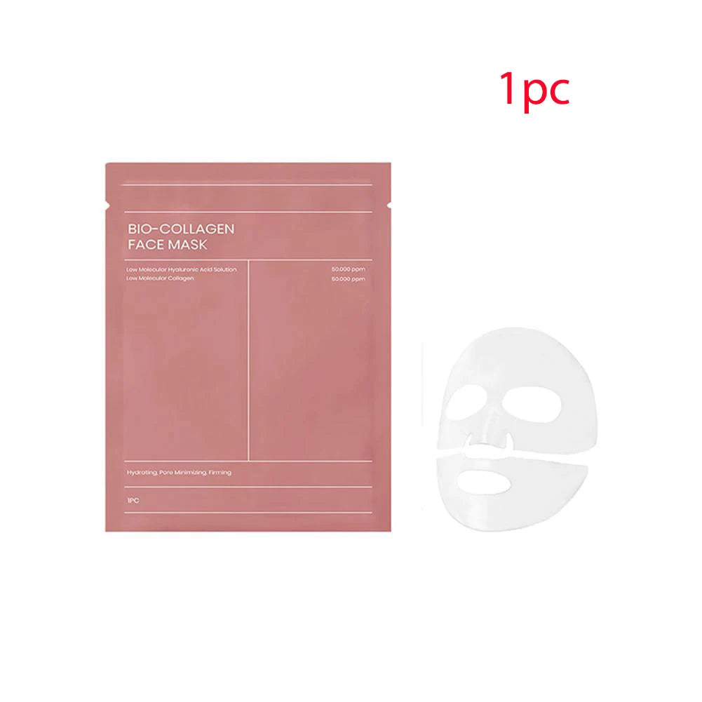 1/2/5pcs Bio-Collagen face Mask Hydrating Overnight Hydrogel Moisturizing Facial Mask VC Whitening Anti aging Skincare