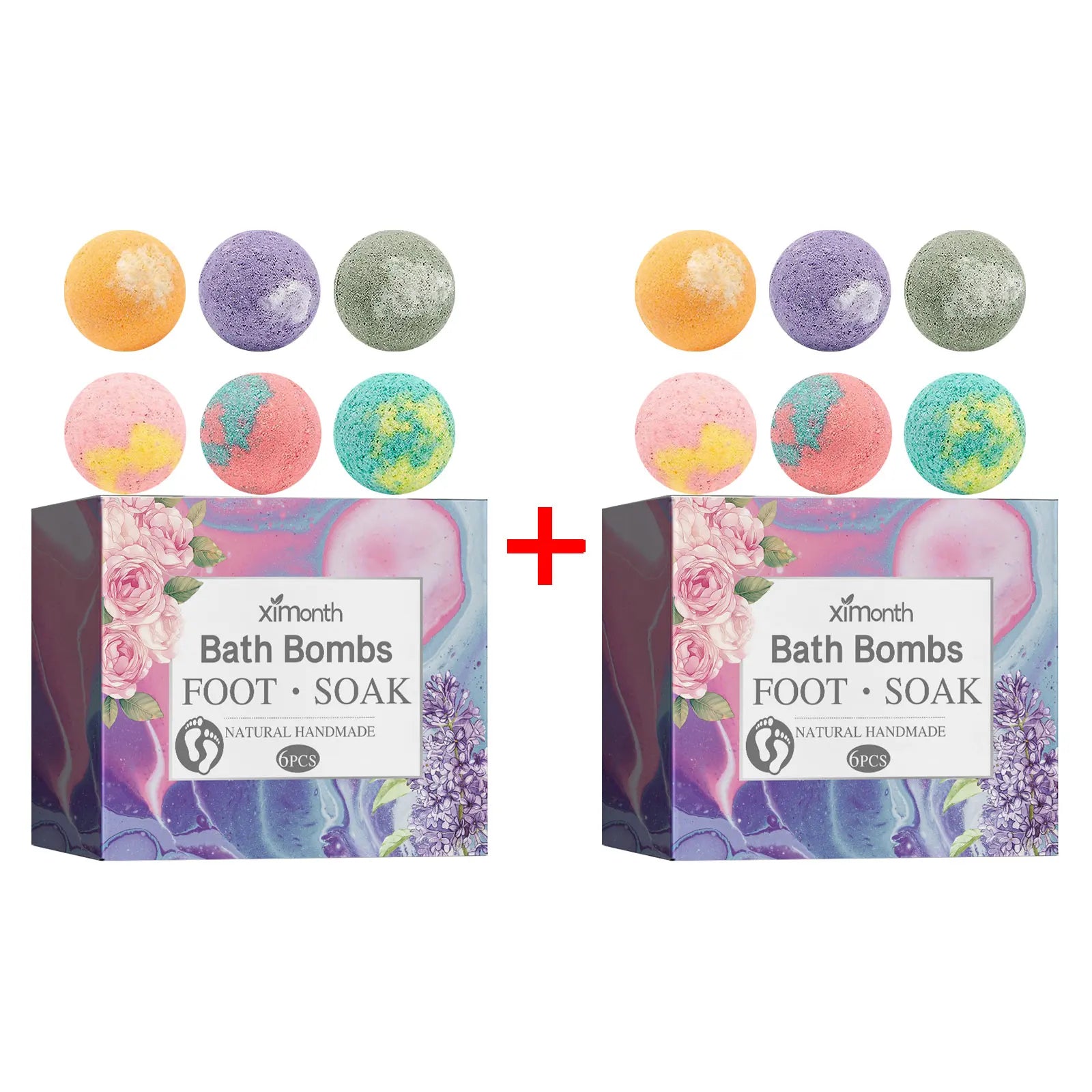 Lavender Foot Bath Ball Skin Relaxing Deep Moisturizing Improve Insomnia Rich Essential Oil SPA Handmade Feet Bath Balls 6/12pcs