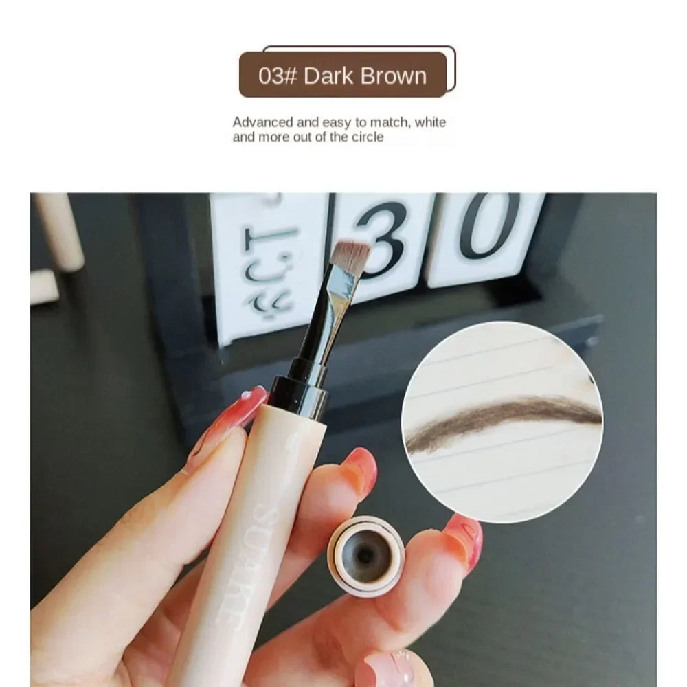 Waterproof Eyebrow Pencil Applicator Brow Pomade 3D Longlasting Eyebrow Gel Tint Quick-drying Natural Wild Eyebrow Eye Makeup