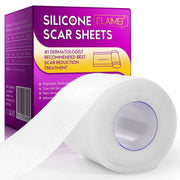 1/2 Rolls Silicone Scar Sheets Skin Repair Patch Removal Self-Adhesive Stretch Mark Tape Acne Scar Skin Care Therapy Patch Burn