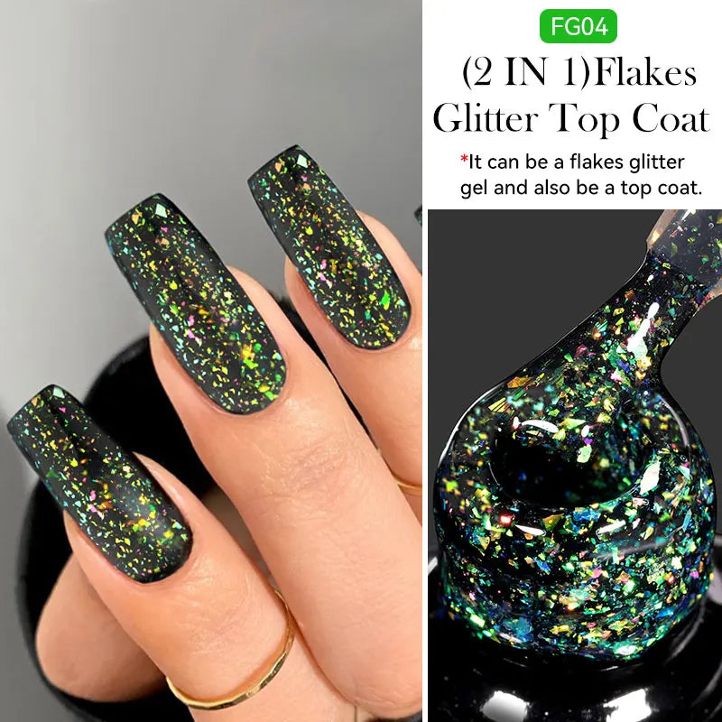 LILYCUTE 7ml 9D Rainbow Reflective Cat Magnetic Nail Gel Polish Winter Autumn Snowlight Sparkling Soak Off Nail Art Gel Varnish