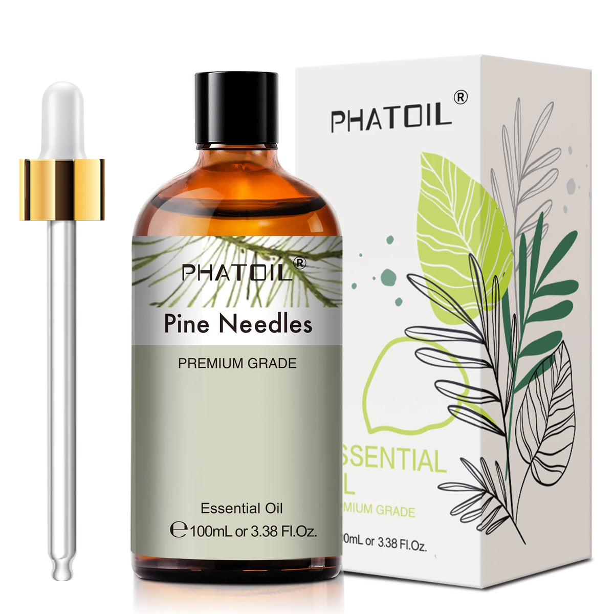 PHATOIL 100ml Premium Essential Oil Sandalwood Lavender Eucalyptus Peppermint Lemongrass Vanilla Aromatherapy Essential Oils