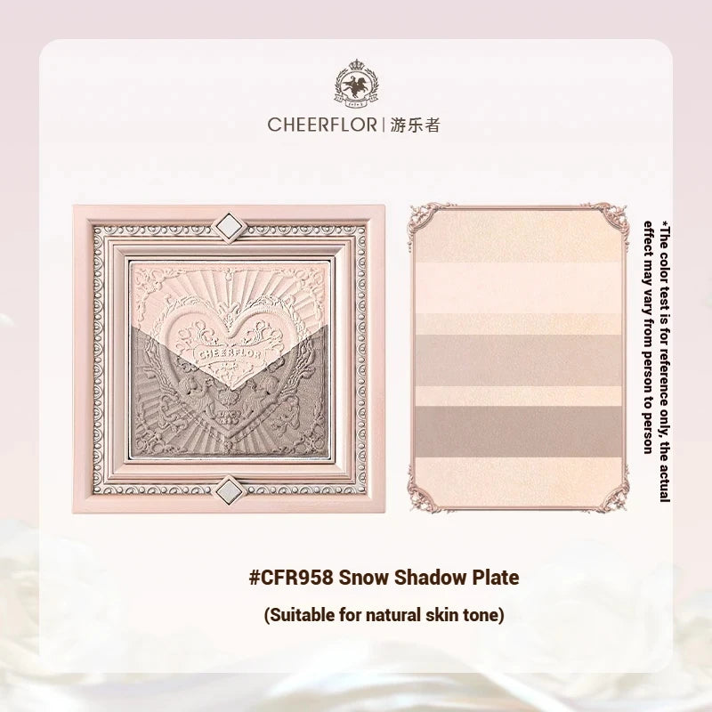 CHEERFLOR Little Angel Contour Shadow & Highlight Palette Face Mate Iluminador Bronzer Makeup Concealers 7g