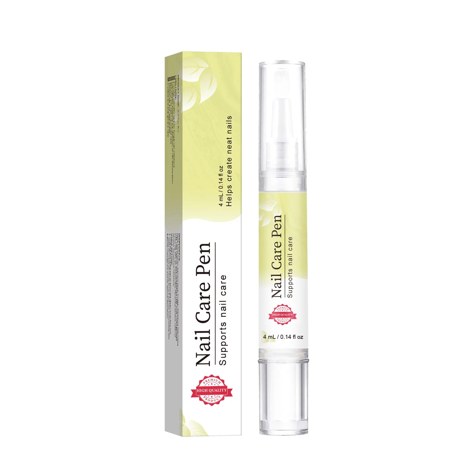 Nail Strengthening & Revitalizing Pen 4ml - Tea Tree & Castor Oil Formula for Discolored Nails, Protection & Cuticle Health.