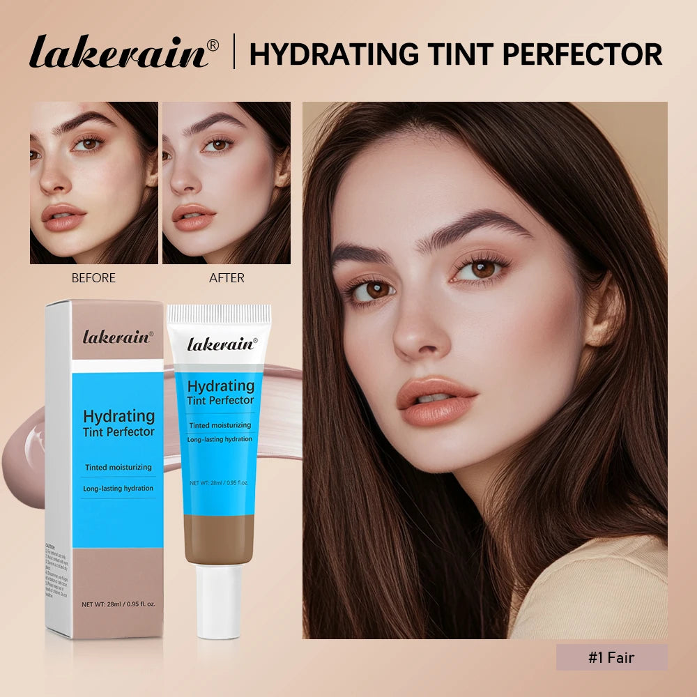 Long-Lasting Hydrating Tinted Moisturizer Spray for Face – Lightweight Moisturizing Mist for Fresh Bright Skin & Smooth Finish