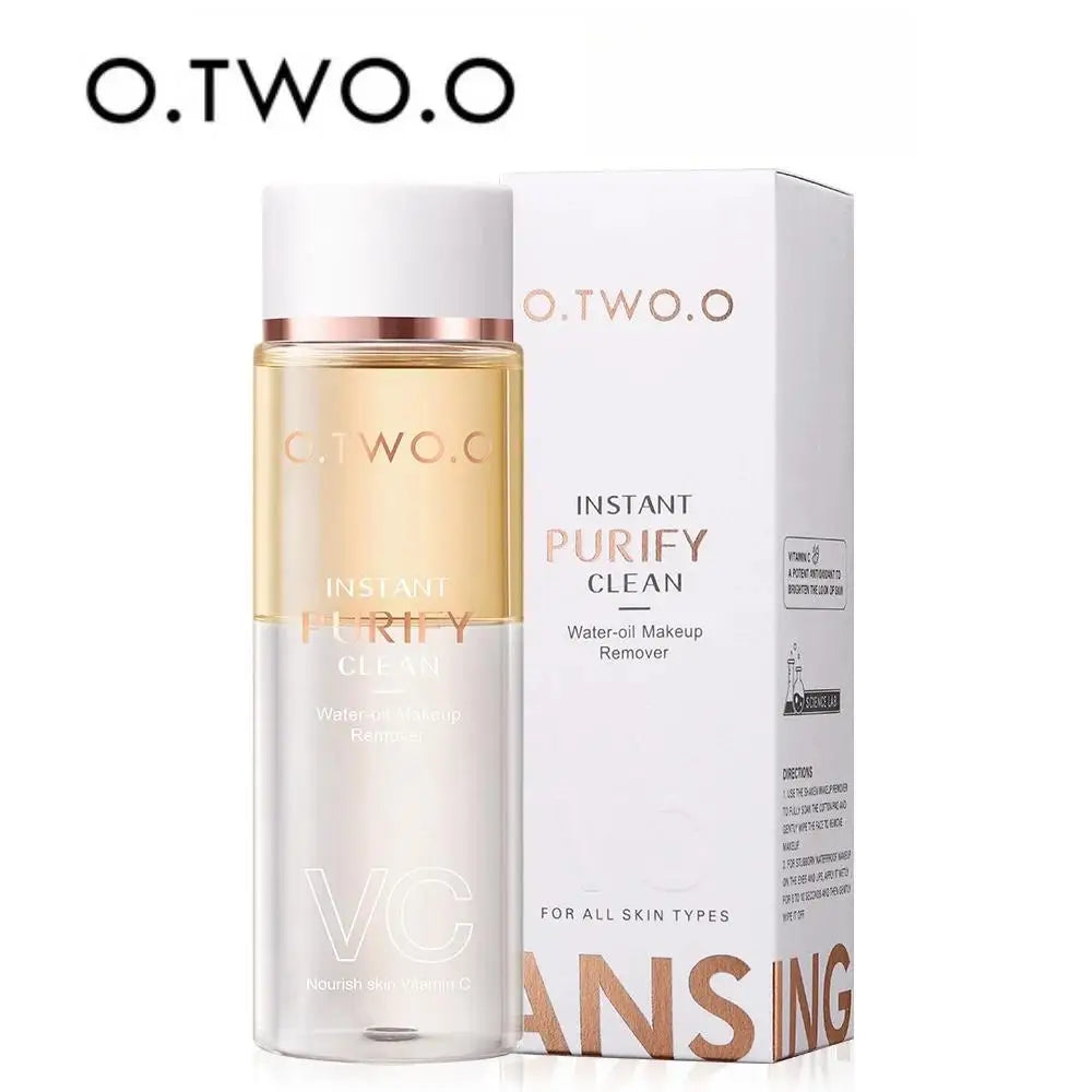 Dual Phase Makeup Remover With VC Essence For Sensitive Skin Instantly Dissolves Stubborn Makeup Without Irritation