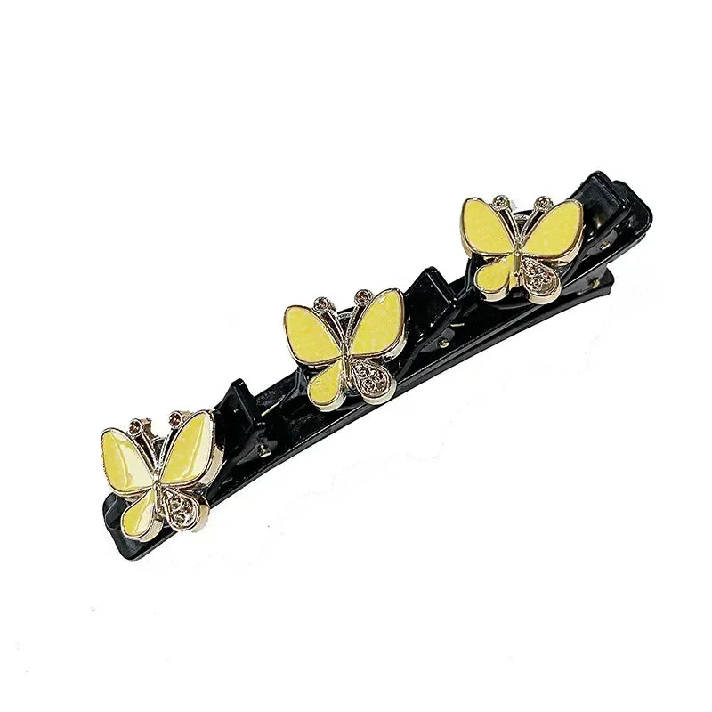 Double Layer Braided Hairpin Broken Hair Fixed Clip Women Girls Korean Fashion Hairpin Headband Hairpin Lazy Styling Accessories
