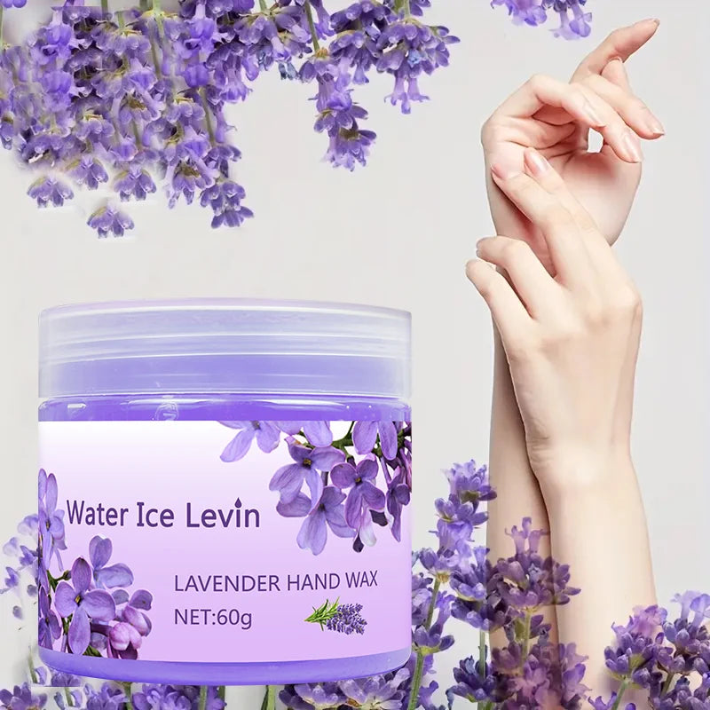 Lavender Moisturizing Hand Wax Mask, Hypoallergenic, for Hands and Feet, Smooths Skin, Gentle Cleansing Hand Mask, Brightens Hand Skin