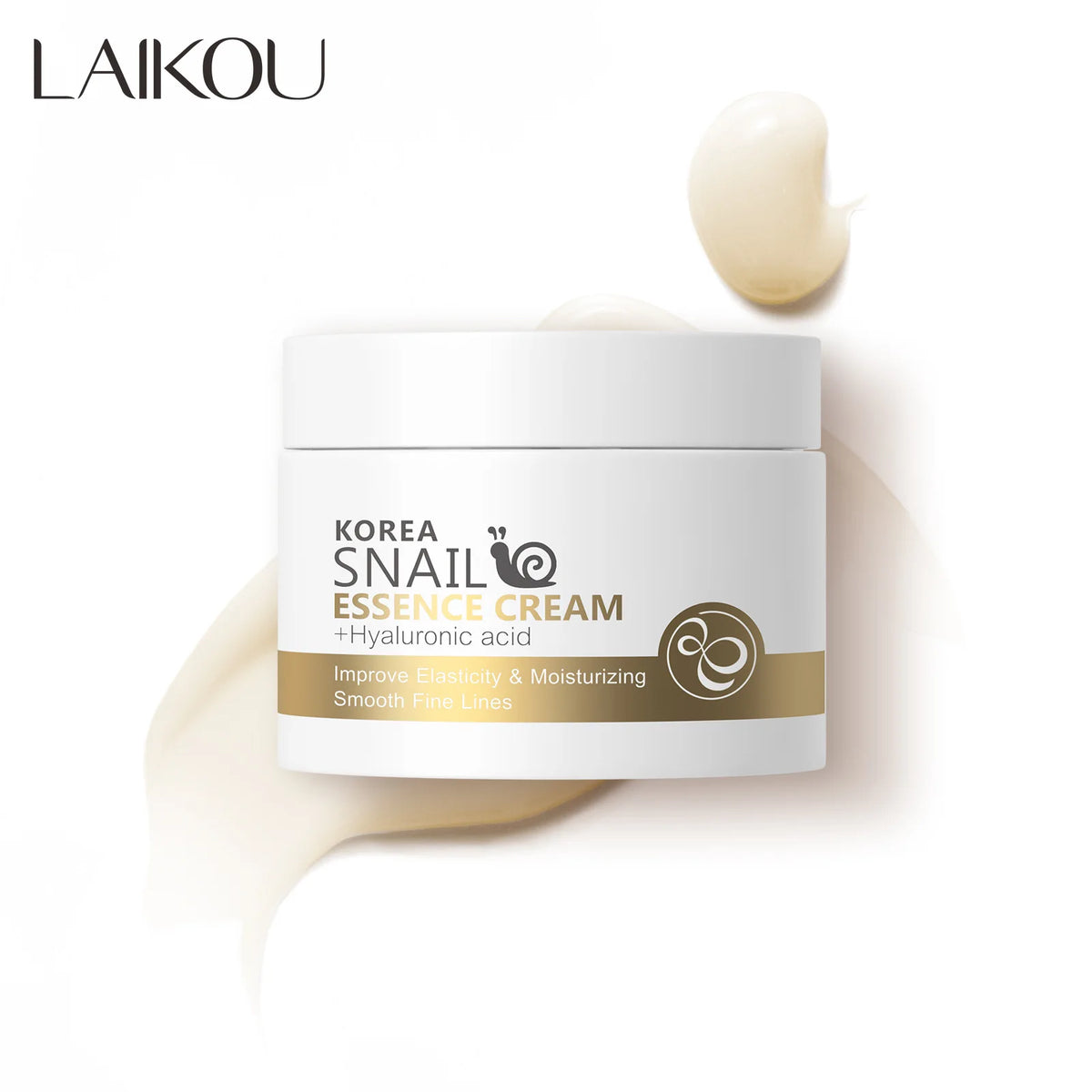 LAIKOU Snail Face Cream Hyaluronic Acid Moisturizer Reduce Wrinkle Cream Collagen Nourishing Serum Day Cream for Face