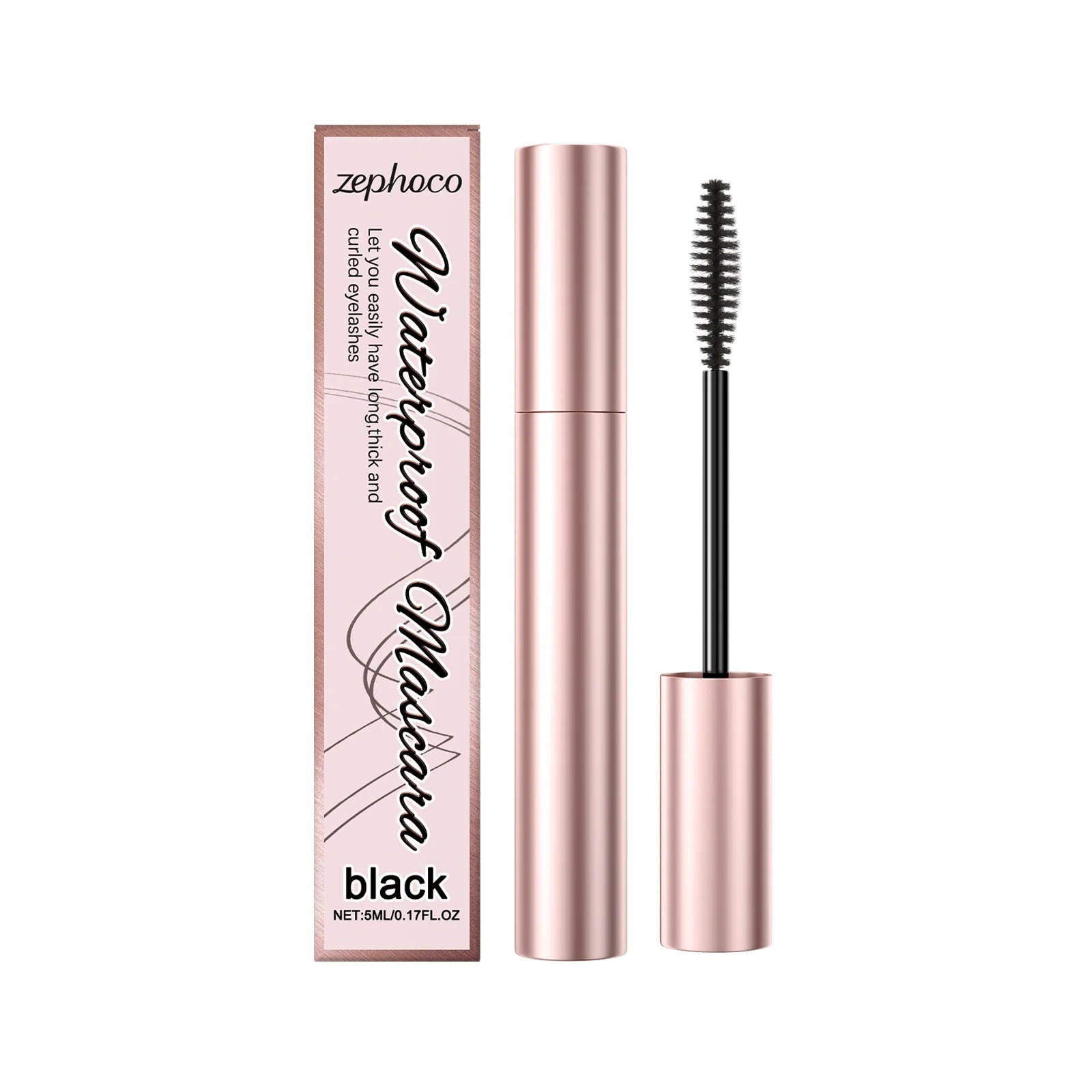 Curling Mascara Eyelashes Black Brown White Natural Lengthening Thick Long Lasting Waterproof Sweatproof Slender Tubing Mascara