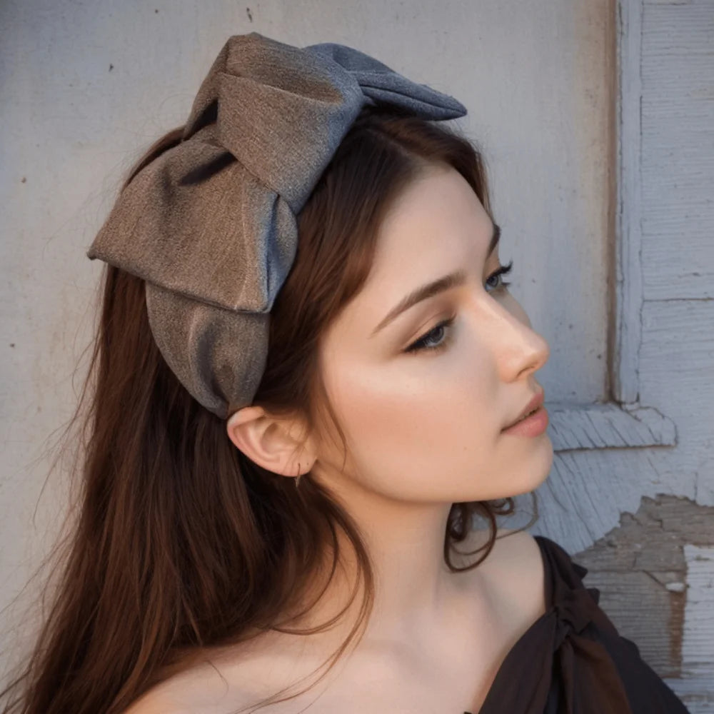 Hair Clip Bow Headbands Vintage Wide-brimmed Headband Hair Pins and Clips  Hair Accessories for Women