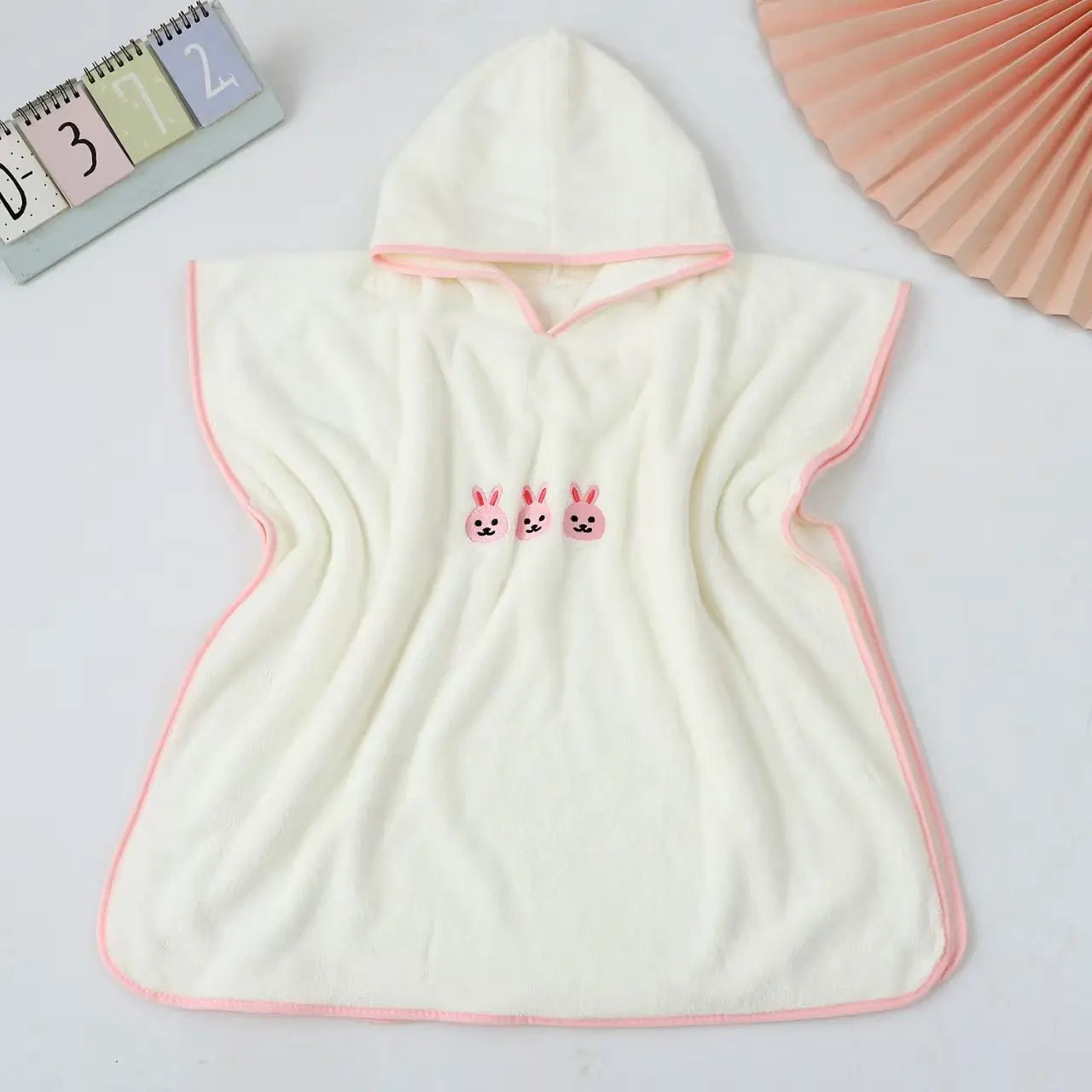 Baby Bath Towel Hooded Soft Coral Velvet Child Bathrobe Cute Cartoon Animal Warm Toddler Sleeping Swaddle Wrap Towel Blanket
