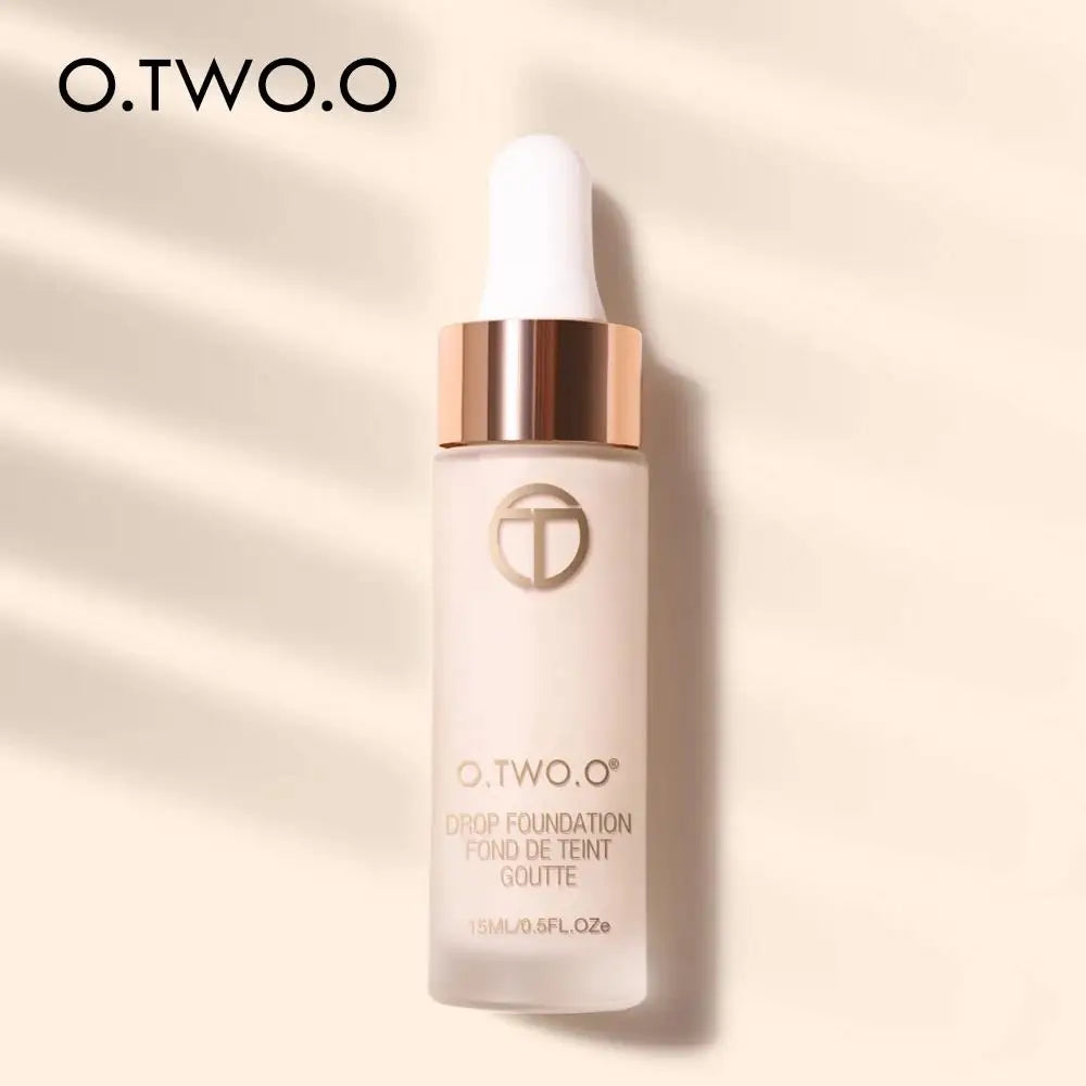 Natural Finish Liquid Foundation Full Coverage Makeup Base Oil Free BB Cream Long Lasting Face Concealer Cosmetics