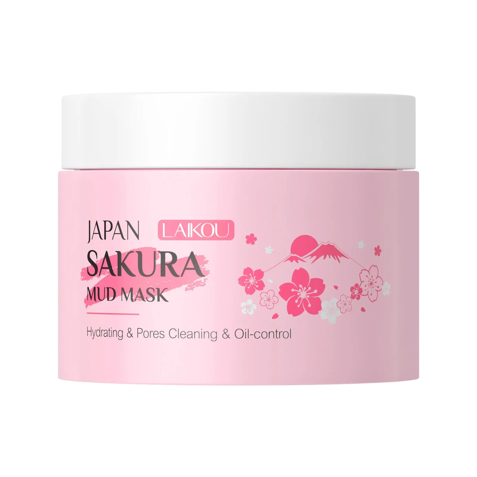 LAIKOU Sakura Clay Mask 25g/90g Deep Cleansing Oil Control Blackhead Removal Moisturizing Brightening Facial Skin Care