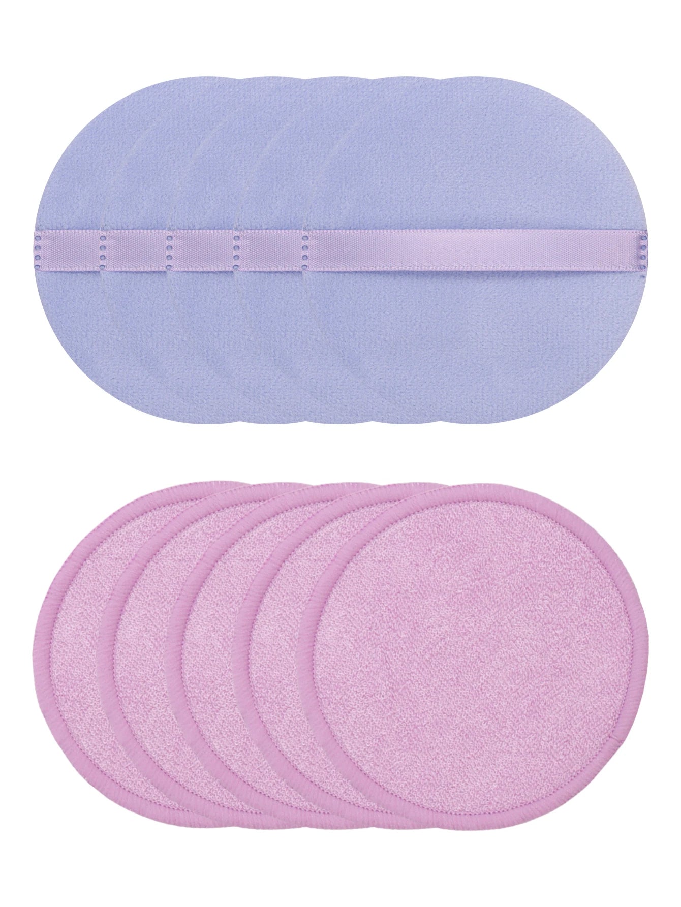 10Pcs Makeup Remover Pads Can Be Soaked in Water and Can Be Removed with Facial Makeup It Can Also Be Used with Makeup Remover.