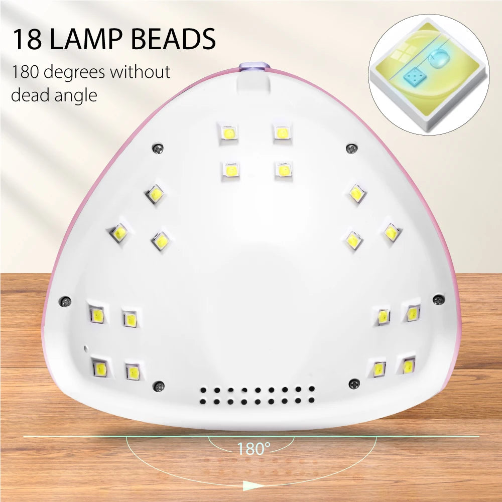 LULAA Nail Dryer LED Lamp UV Lamp for Curing All Gel Nail Polish With Motion Sensing Manicure Pedicure Salon Tool Equipment