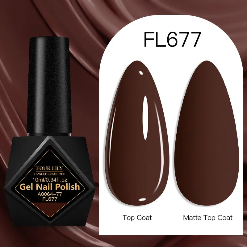 10ml Gel Nail Polish 162 Colors Nail Supplies Vernis Semi Permanent Nail Art Manicure Soak Off LED UV Gel Nail Varnishes Summer