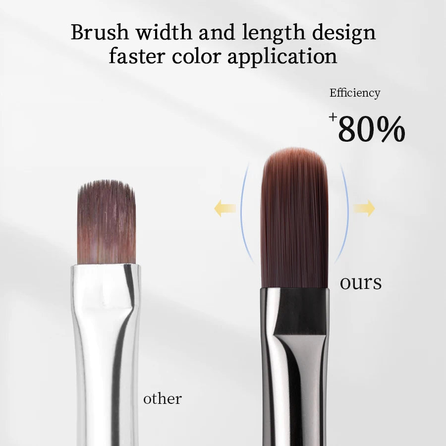 RSNAIL 1/2pcs Dual-ended Nail Design Brushes Phototherapy UV Builder Gel Nail Brush Silicone Carving Pen for DIY Manicure Tool
