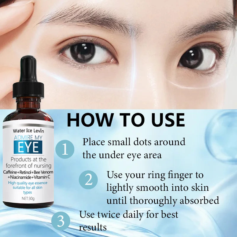 Multi-Targeted Eye Serum - Caffeine + Retinol - Visibly Revives Eye Area - For Dark Circles & Puffiness