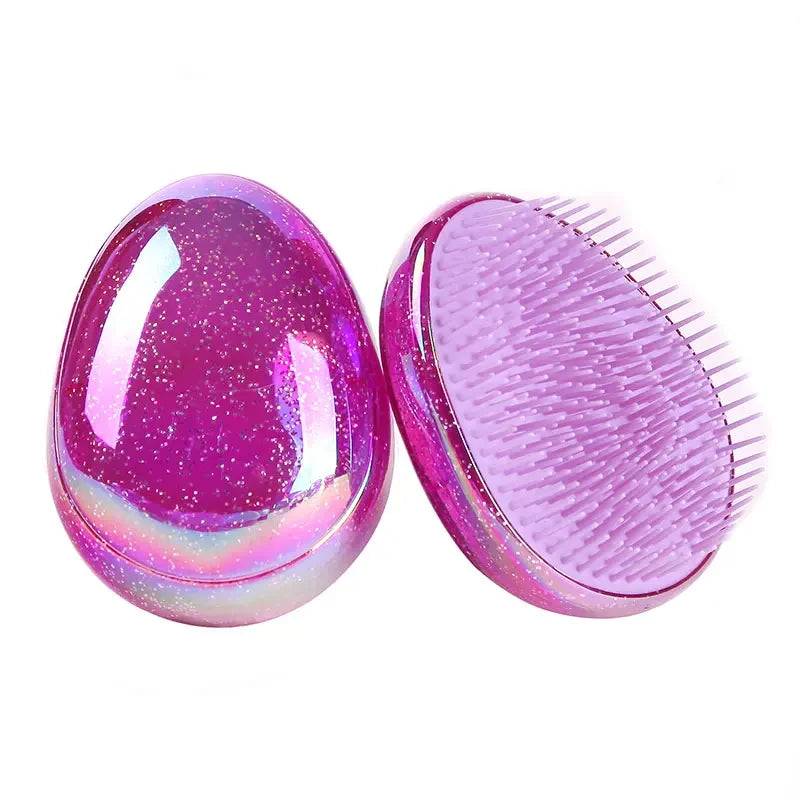 1PC Mini Tangle Hair Brush Round Shape Soft Hairbrush Detangling Hair Brush Hair Styling Hairdressing Comb For Travel