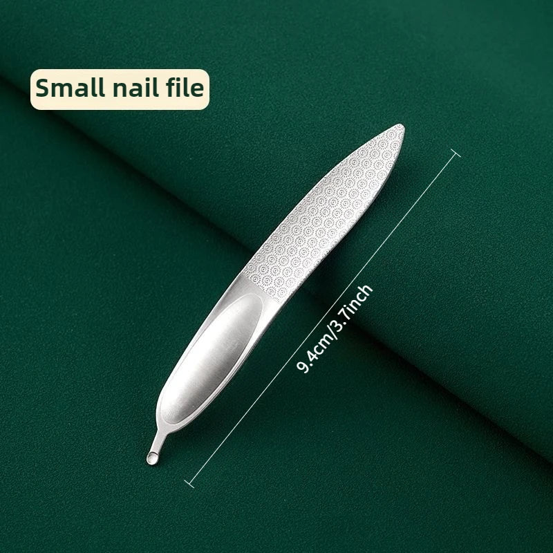 Steel File Nail Art Professional Nail File Metal Nail File Double Sided High Quality Nail File Manicure Pedicure Beauty Tools