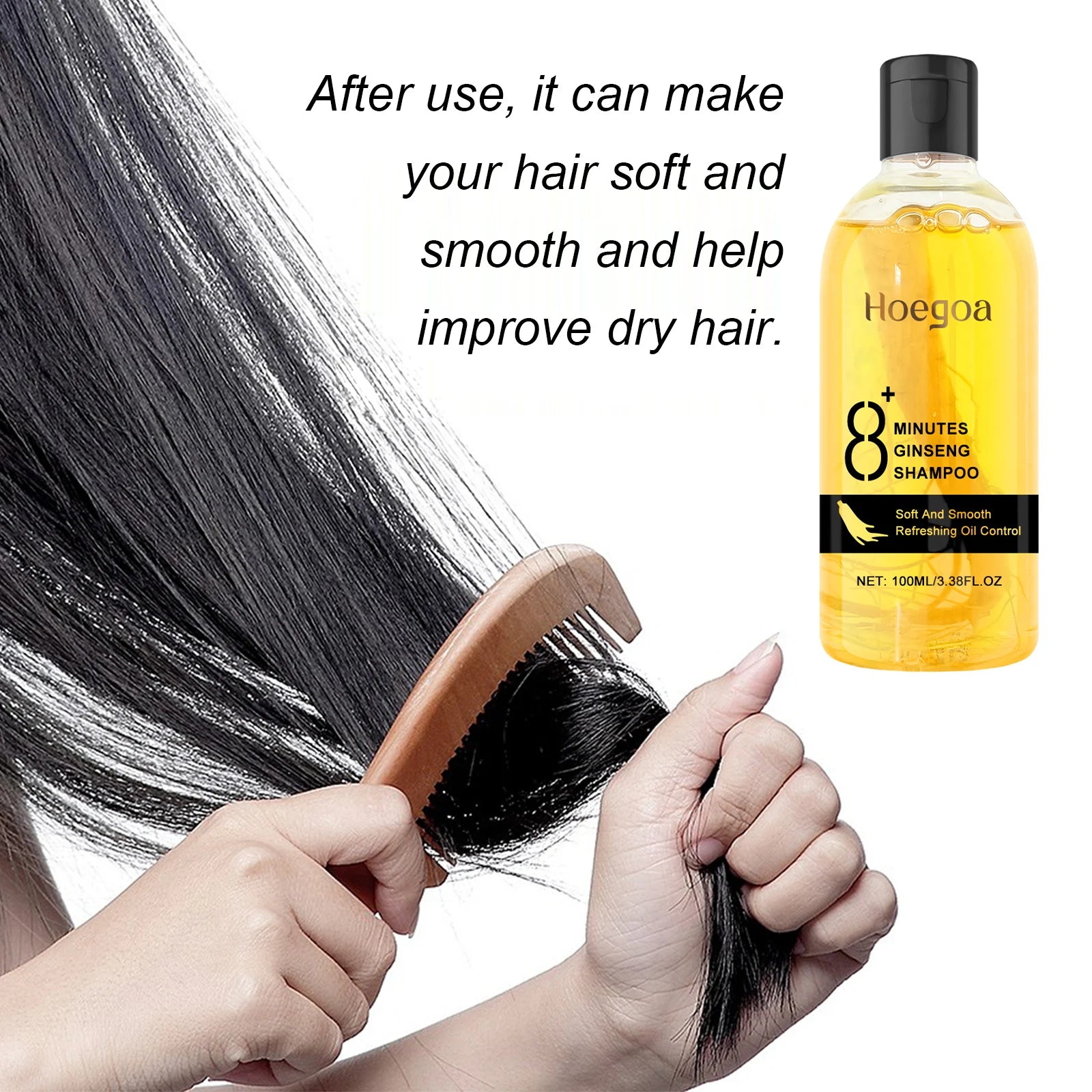 Ginseng Oil Shampoo and Conditioner Hair Strengthens Anti Loss Restore Damaged Cleansing Dandruff Control Hair Growth Shampoo