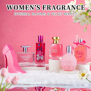 Women's Eau De Parfum - Floral & Fruity Long-Lasting Fragrance, Perfect for Dates | Parties | Gifts (6 Scents, 1.18/3.4fl oz)