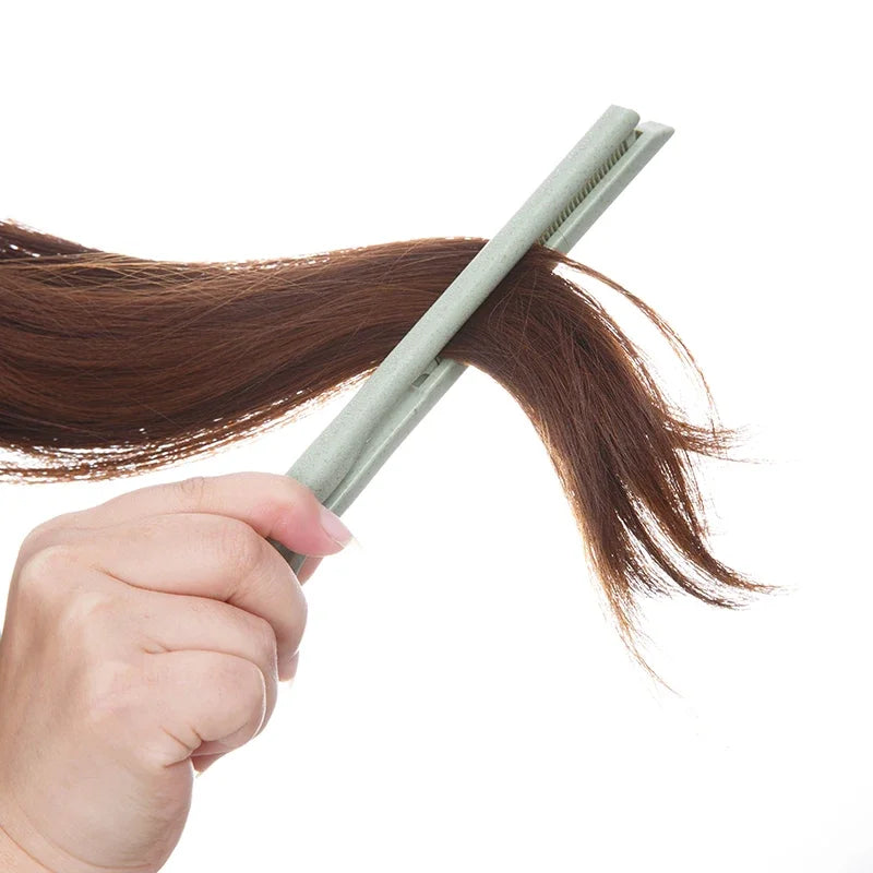 Portable Mini Barber HairbrushV-shaped Wheat Straw Flat Comb for Hair Straight Salon Hair Brush Straightner Hairdressing Comb