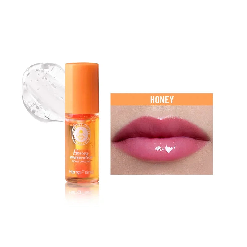 Water Light Lip Gloss Temperature Sensing Moisturizing Color Changing Lip Balm Peach Aloe Vera Brighten Repair Lips Oil Pomade