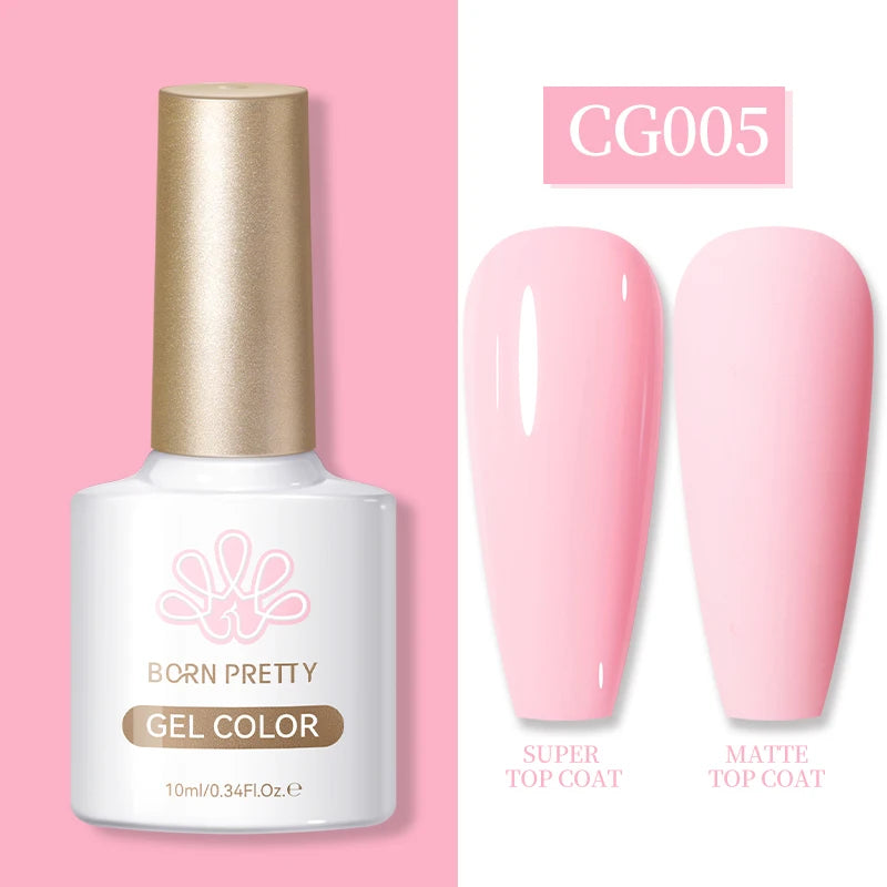 BORN PRETTY 10ML Nail Gel Polish Soak Off UV LED Semi Permanent Nail Salon Home Design French Nails Manicure Gel Nails