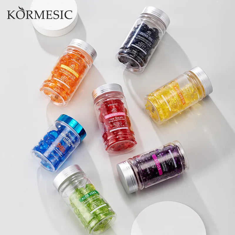 Best-Selling Multi-Vitamin Hair Care Essential Oil with Long-Lasting Fragrance and Smooth Texture Kormesic Hair Serum