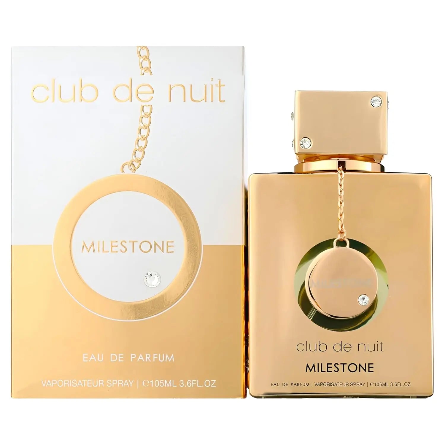 Armaf Club De Nuit Milestone for Unisex Eau De Parfum Spray, 3.6 Ounce