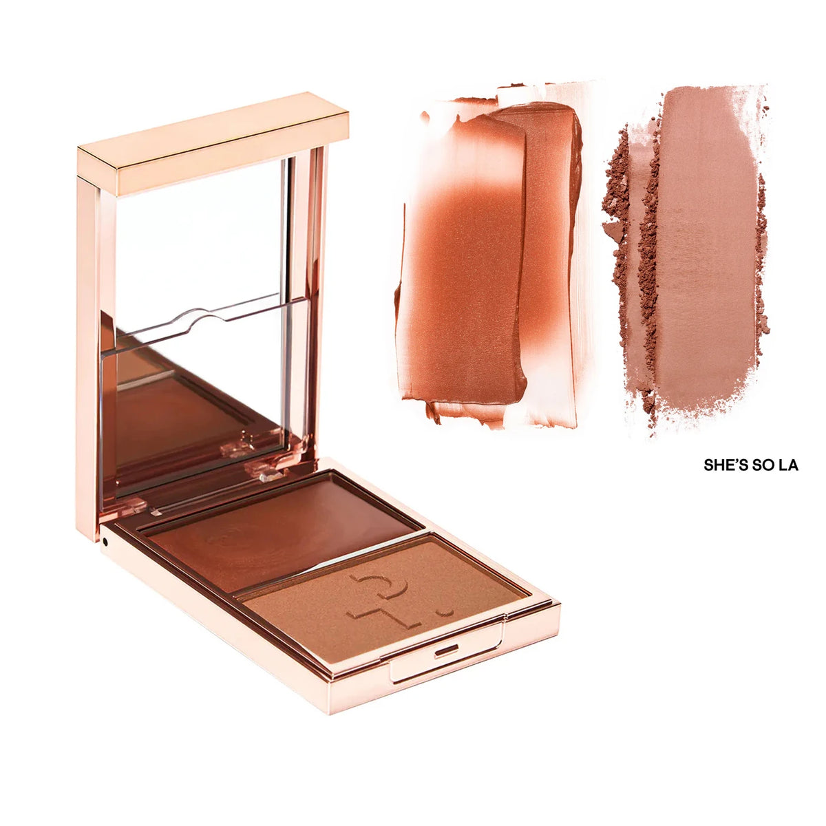Partick Major Headlines Double Take Creme & Powder Blush Duo Long-Lasting Face Makeup Natural Facial Coverage Powder TA Blusher