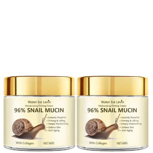 96% Snail Mucin Moisturizing Firming Cream with Collagen, Deeply Hydrates, Firms & Lifts for Smoother, Youthful Skin